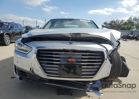 2018 Genesis G90 Ultimate z USA, uszkodzony, nr VIN KMHG54JH7JU043168